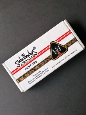 Exhibidor con 6 Perfumes Siete Machos de 16 ml